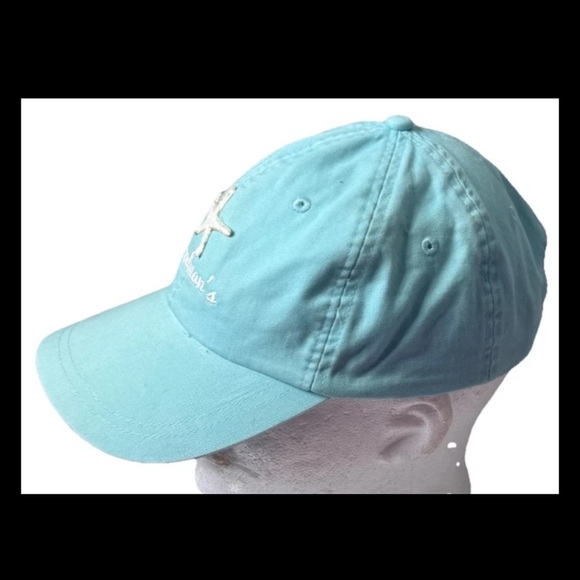 Kate Lord Woodman’s Women’s Baseball Cap Hat Light Blue Starfish Adjustable - Picture 4 of 12